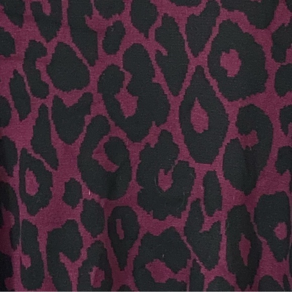 Time And Tru Dress Women’s  1X 16W-18W Mock Neck Jacquard Long Sleeve New - Picture 7 of 9